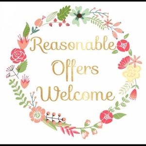 Reasonable offers welcome